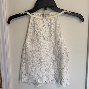 Women’s American Eagle Lace Crop - White - Small